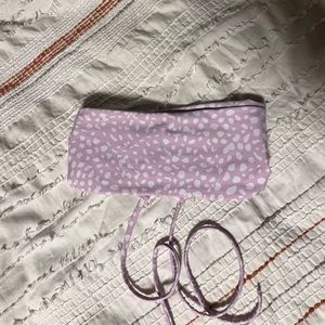 SHEIN strapless swim top!